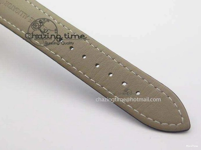 MiroTime 0209 Cozy Cellini Date RG Rose Gold Dial Stick Markers On Black Leather Strap A 3873